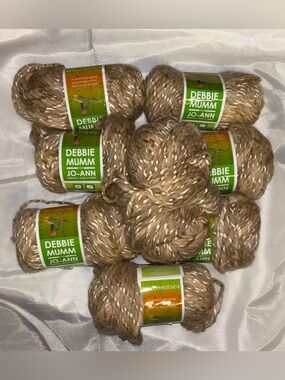 Rare Lot Debbie Mumm for Joann’s Reminiscence Taffy Yarn 50% Wool / 50% Acrylic